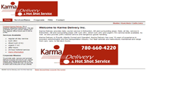 Desktop Screenshot of karmadelivery.com