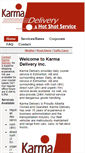 Mobile Screenshot of karmadelivery.com